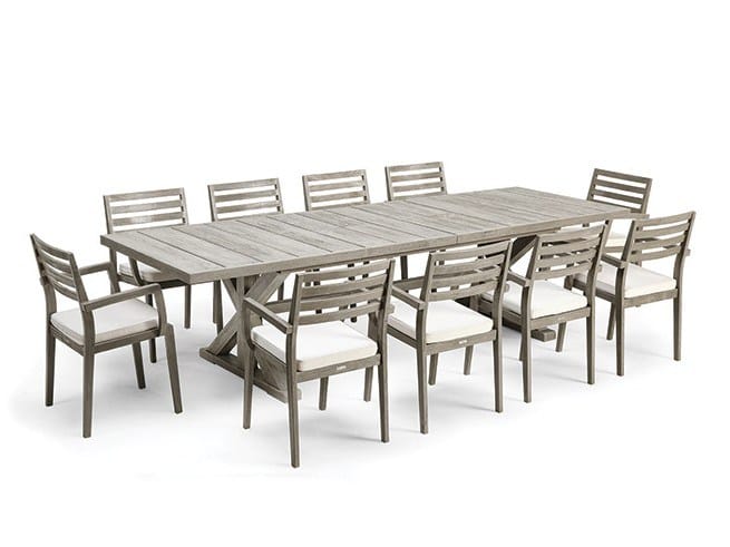 Прямоугольный садовый стол из тикового дерева Ethimo ARCH-00092594 - Вид №4