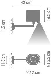 Vibia Бра в современном стиле Swing sun-id-1487720 - Вид №1