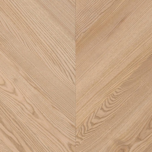 Паркет Ёлка Coswick Жемчужный Ясень Селект (Гладкая) 530х107,95 мм 12291145 - Вид №1