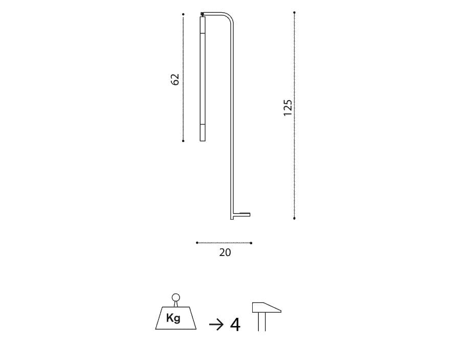 Алюминиевый светодиодный уличный светильник для кресла Ethimo залив ARCH-00145910 - Вид №3