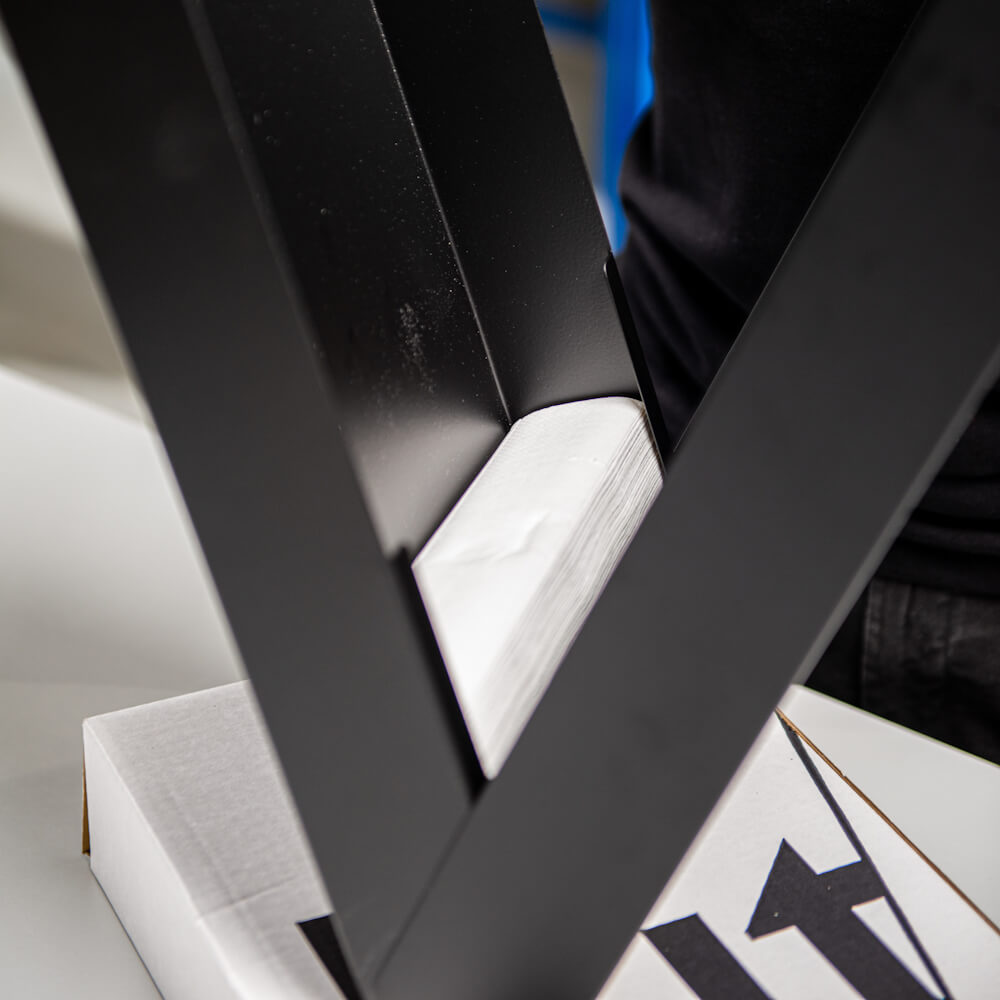 E010-N Диспенсер для сложенных бумажных полотенец, ультратонкий дизайн Duten  - Вид №1