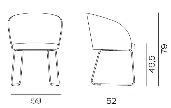 Стул с кожаной обивкой Vergés Cistell Original ARCH-00074777 - Вид №1