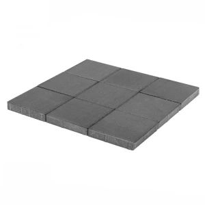 Плитка тротуарная Braer Лувр 400x400 цвет серый толщина 60 мм 87312472 STLM-2105546