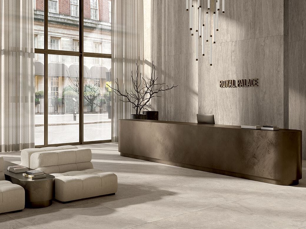 Напольное / керамогранит с эффектом травертина CERAMICA FONDOVALLE Royal Travertino ARCH-00074201