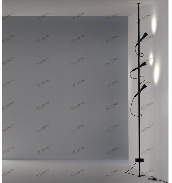 Martinelli Luce Лампа протянута между потолком и полом с регулируемым светом Colibrì 2292/ne Colibri