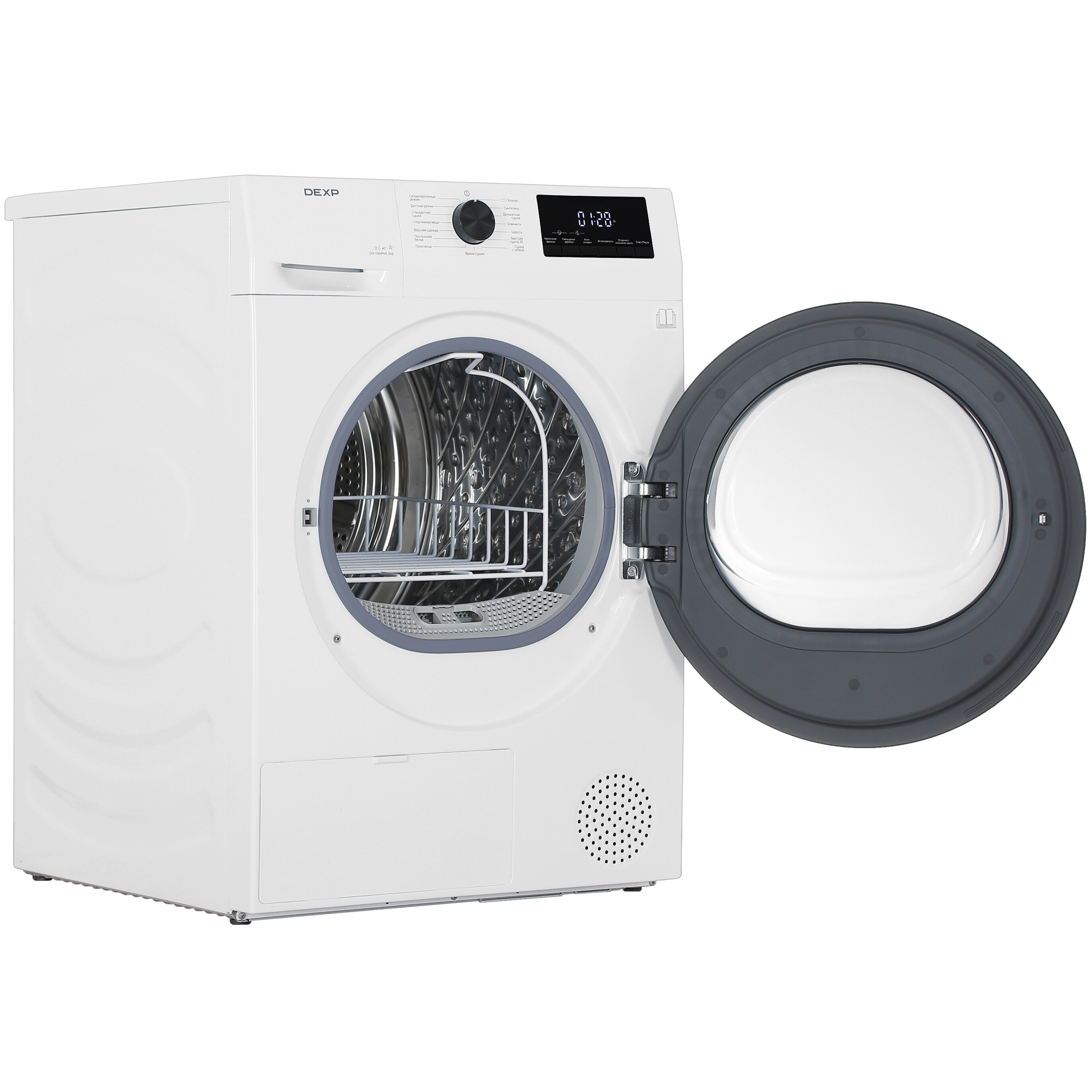 5400509 Сушильная машина DEXP DM-F9HPHE/WB белый STDN-0036105 - Вид №5