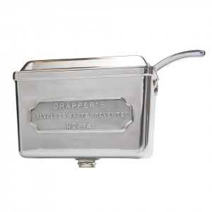 TC814HL Бачок из полированного алюминия высокого уровня Thomas Crapper