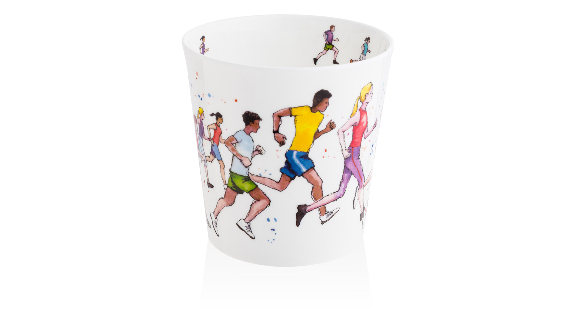 10671205 Dunoon Кружка Dunoon "Бежим дистанцию.Кернгорм" 480мл Фарфор костяной  - Вид №3