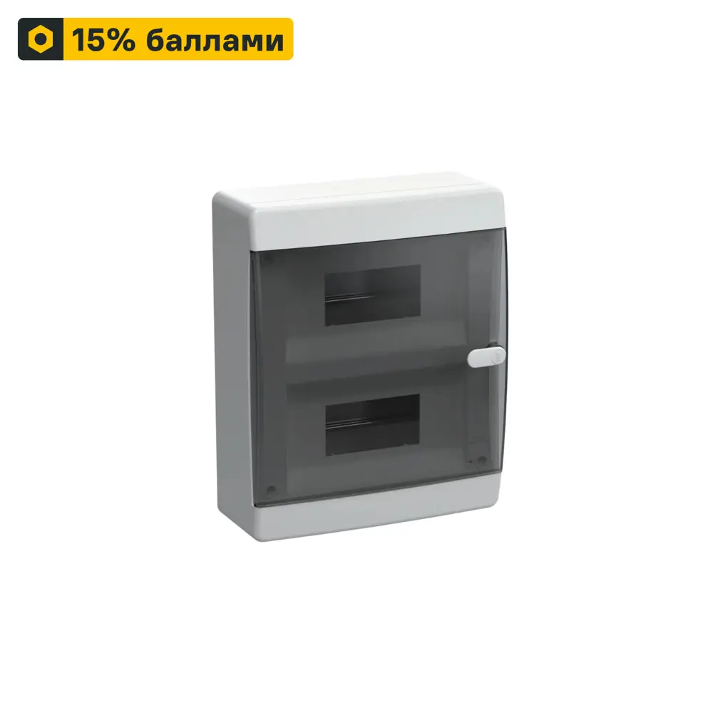 Распределительный щит IEK ЩРН-П-18 с прозрачной крышкой 89370926 STLM-1511308