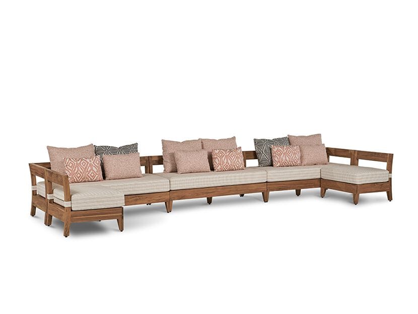Садовый диван из тикового дерева Walters курорт ARCH-00032812 - Вид №3