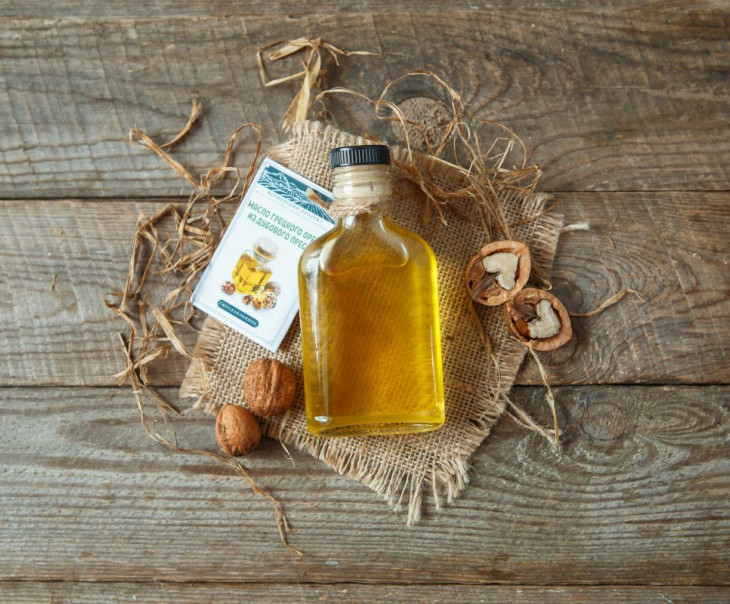 1092 Масло грецкого ореха из дубового пресса Вкусляндия 