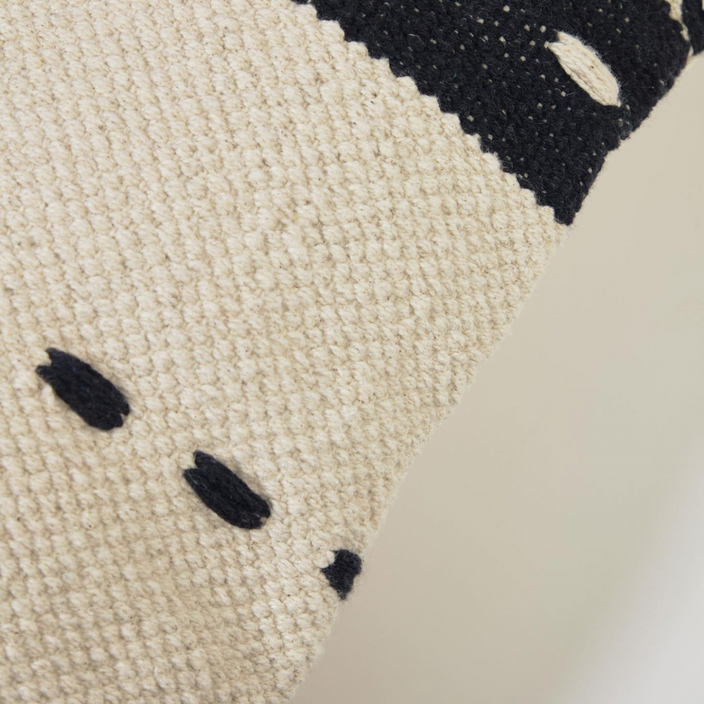 108295 Наволочка из 100% хлопка натуральный черный 30 x 50 см La Forma Agripa  - Вид №1