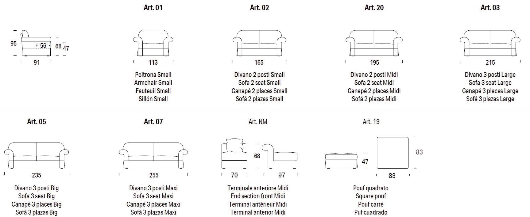 Felis 3-х местный тканевый диван Evergreen sun-id-1354795 - Вид №4