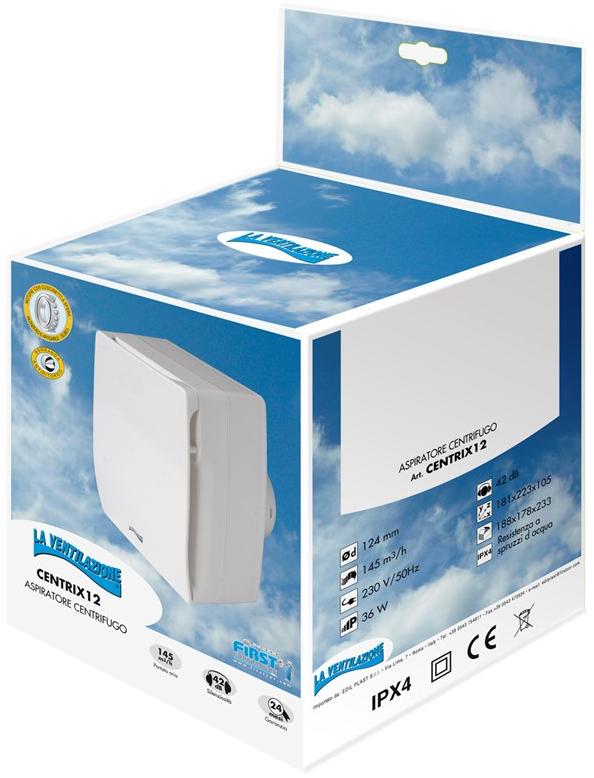 First Corporation Центробежный вентилятор настенный La ventilazione Centrix12 - Вид №1