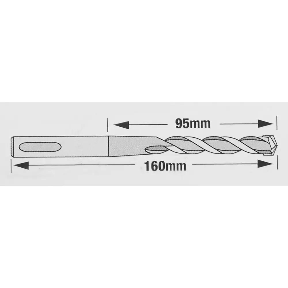Набор буров по бетону SDS-plus Dewalt Industrial DT60300, 8 шт STLM-2191965 - Вид №7