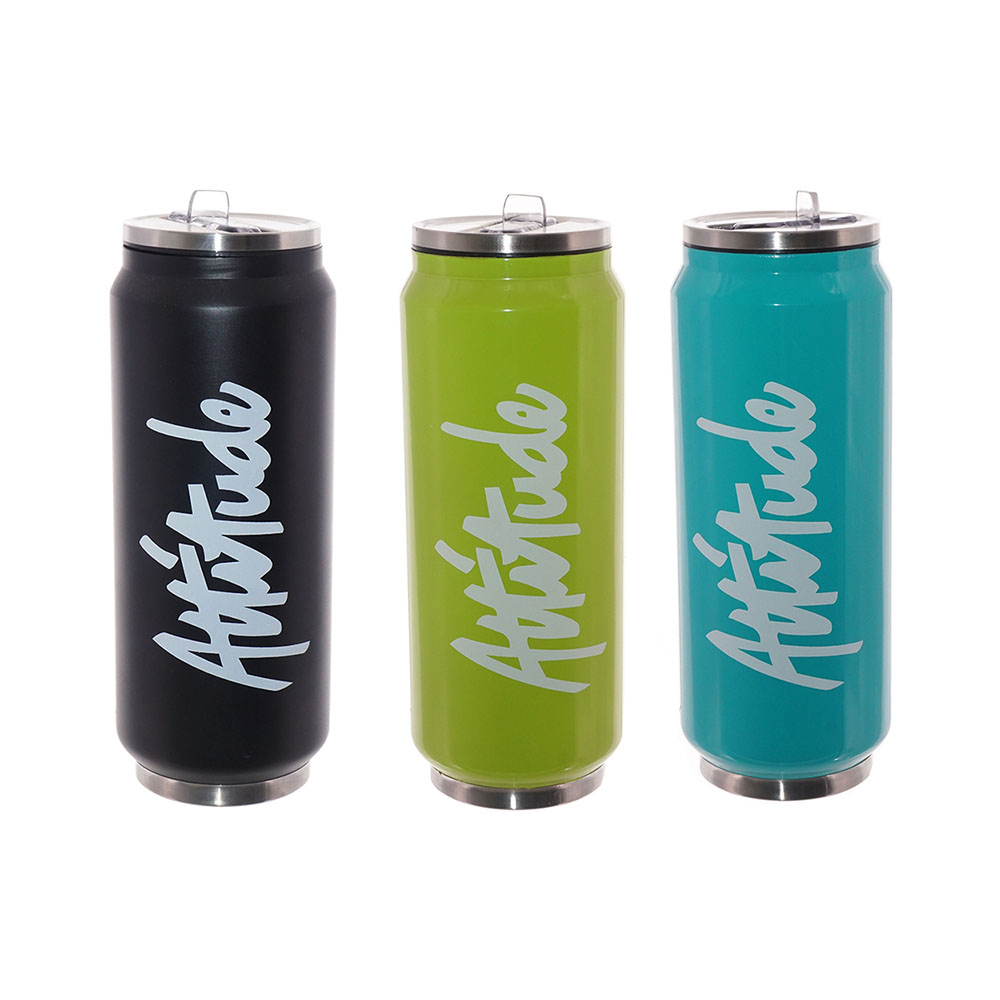 266560 Бутылка-банка с крышкой 400 мл сталь пластик РЕМЕКО 