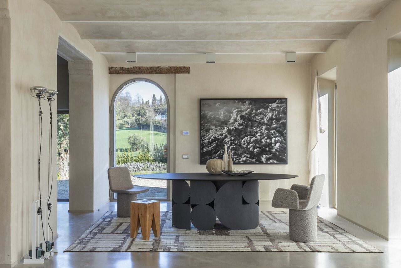 Овальный стол из МДФ Mogg Форма ARCH-00120697 - Вид №5