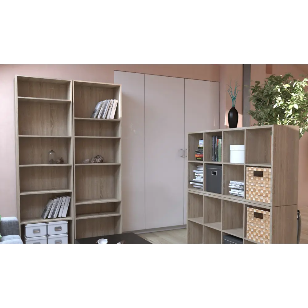 Стеллаж 8 секций 70x137x31 см, ЛДСП, цвет дуб сонома 18079651 STLM-2023576 Santreyd  - Вид №10