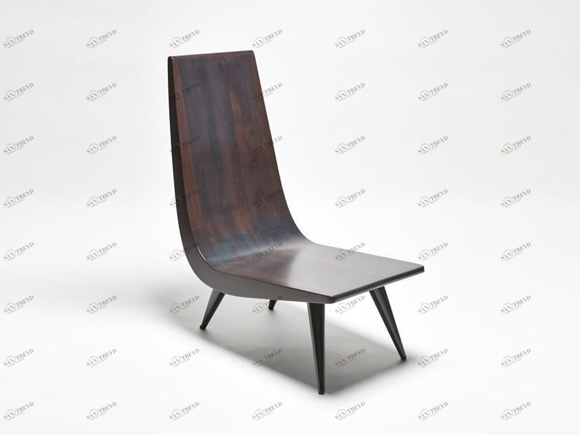 REDA AMALOU DESIGN Кресло из орехового дерева Jah sun-id-1393179