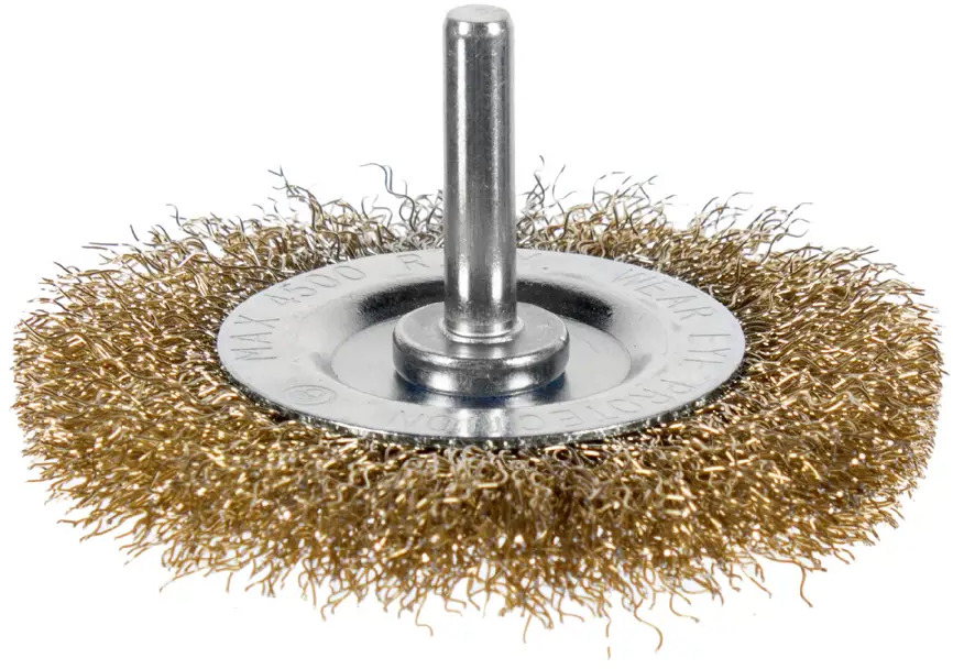 Дисковая щетка Dexter 75 мм для эффективной очистки металла 17410410