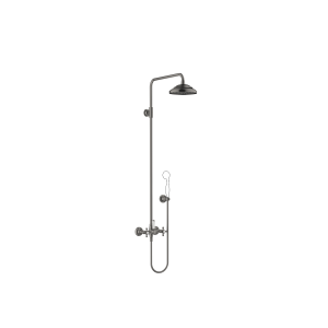 MADISON Showerpipe со смесителем для душа без ручного душа FlowReduce - матовая темная платина