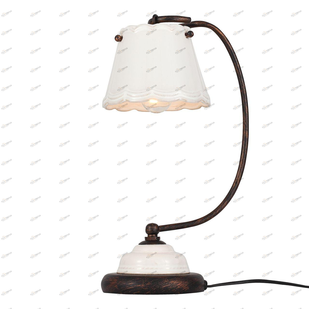 Настольная лампа ST Luce Famiglia SL259.504.01 ST LUCE КЛАССИЧЕСКИЕ 080839 Белый;коричневый 