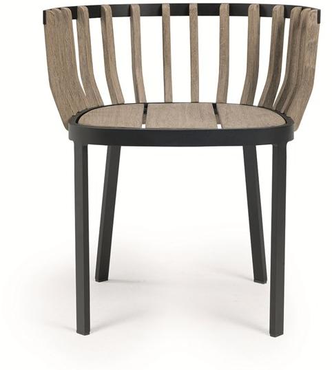 Ethimo Садовый стул из тика с подлокотниками Swing Swpd05 - Вид №12