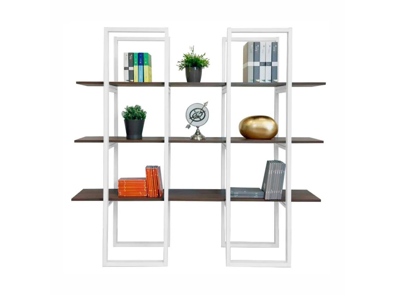 Модульный книжный шкаф из алюминия и дерева STUDIO T Ecodesign ARCH-00061159