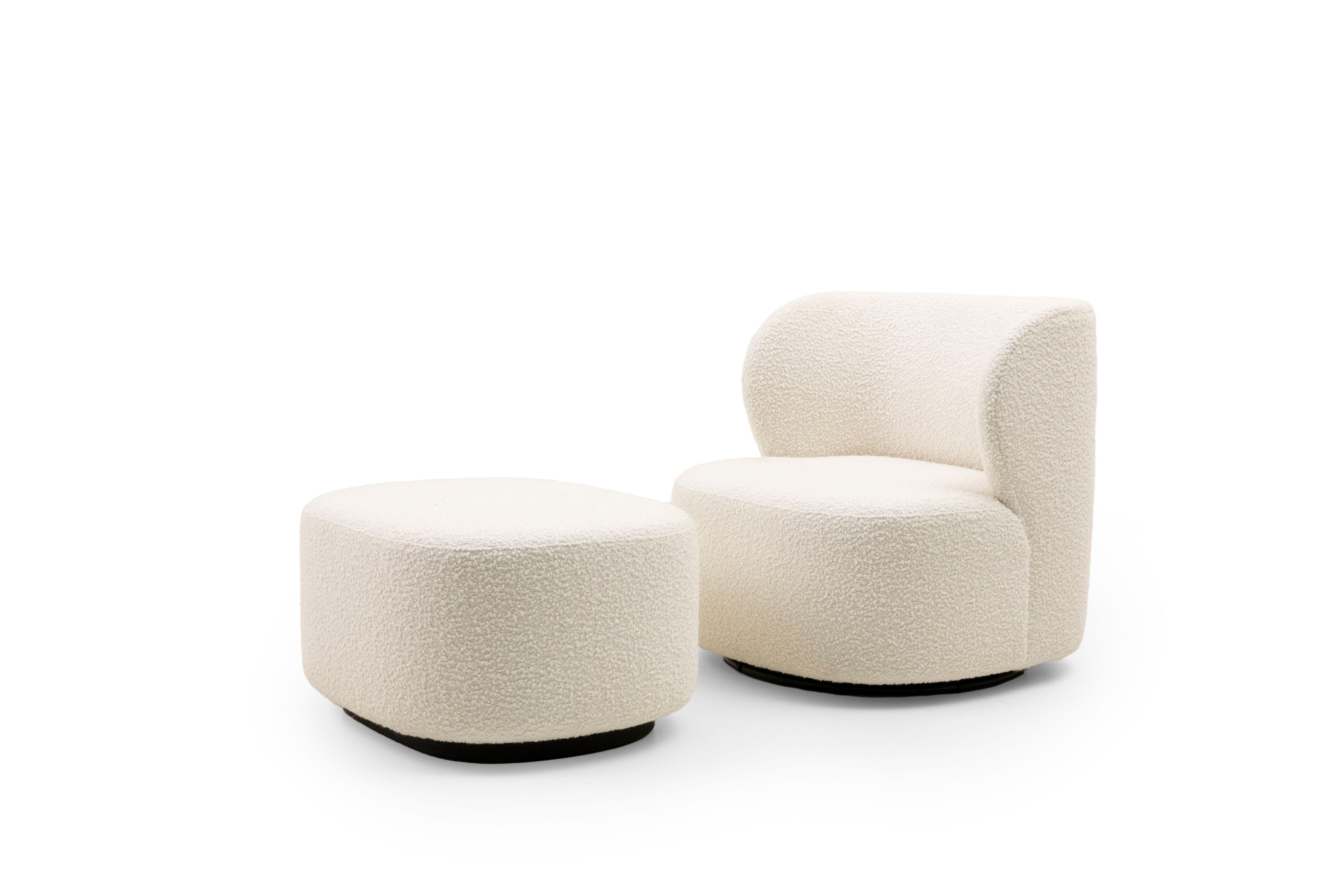 Прямоугольный пуф из ткани Collett & Victor Fritz ARCH-00066298 - Вид №1