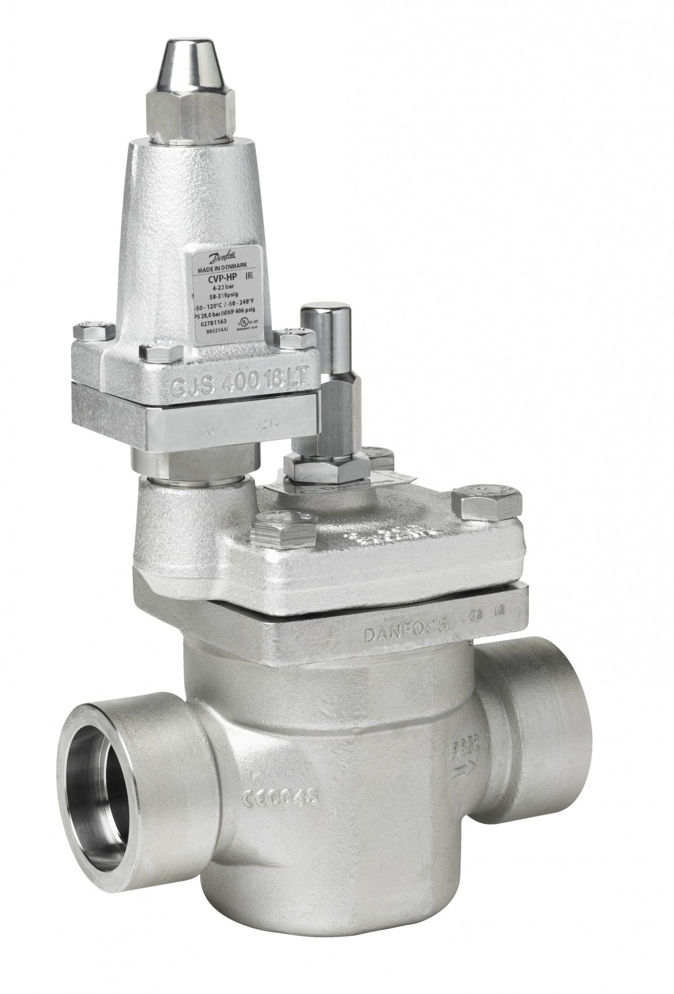 Danfoss ICS — сервоприводные клапаны с пилотным управлением ICS 25-15 (D 20) Клапан регулятор давл. 027H2048 