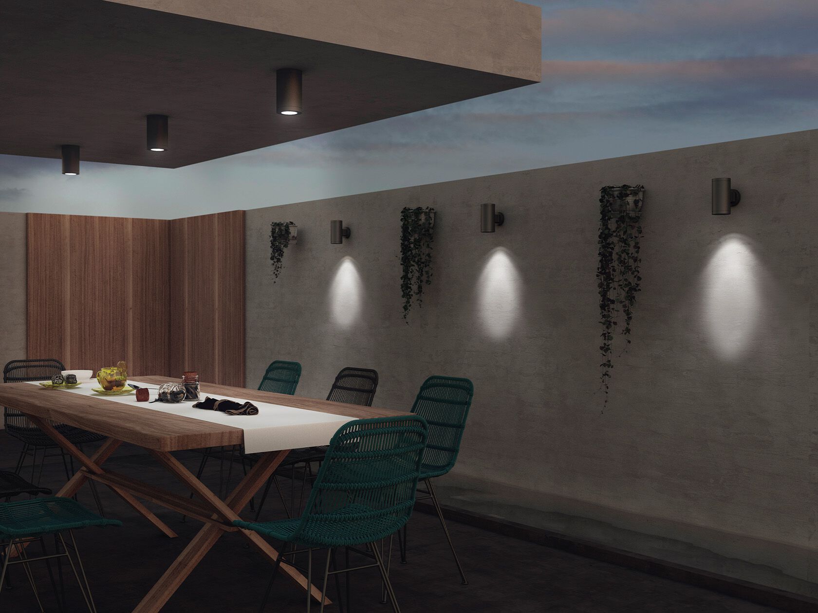 Алюминиевый светодиодный наружный настенный светильник [LND] общие ARCH-00121505 - Вид №9