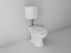 Напольный керамический туалет с внешней кассетой