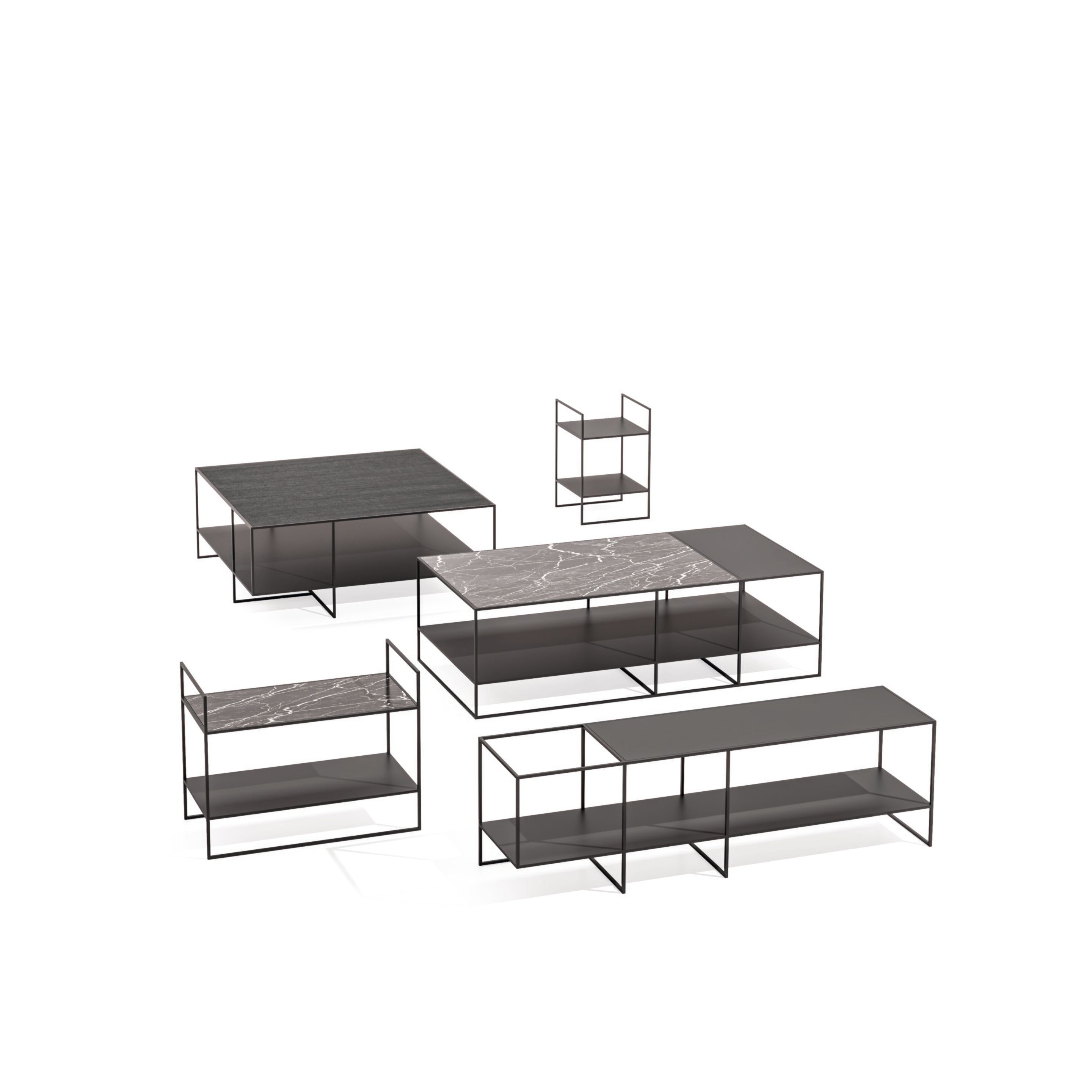 Металлический журнальный столик Ronda Design AXIS ARCH-00113726 - Вид №10