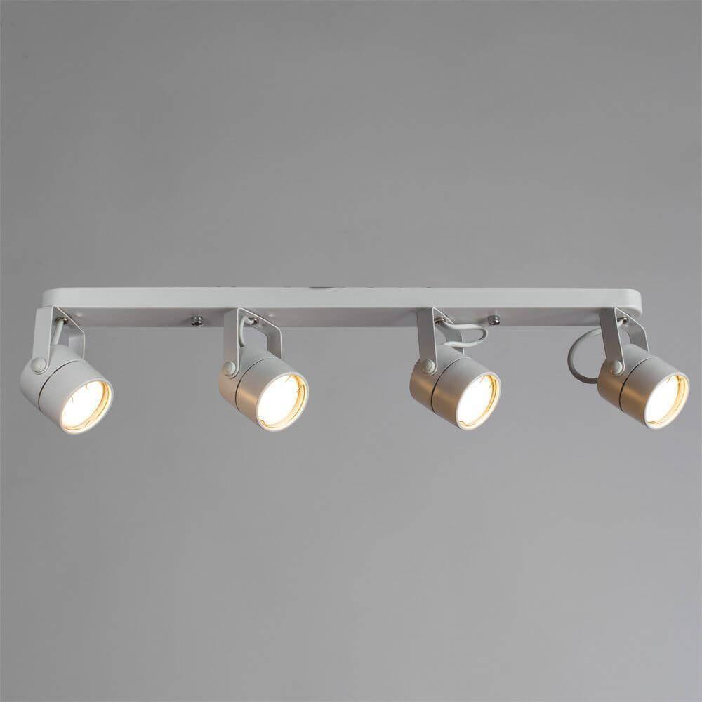 Спот потолочный галогеновый на 4 лампы белый Lente A1310PL-4WH ARTE LAMP LENTE WHITE 00-3924229 Белый  - Вид №3