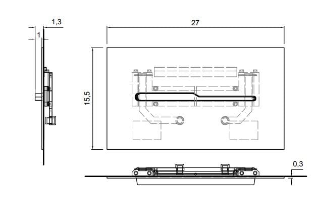 Панель управления для унитаза Antoniolupi ONDA ARCH-00004643 - Вид №3