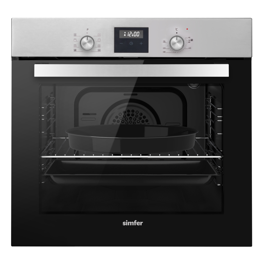 9240925 Электрический духовой шкаф Simfer B6EM59070 серебристый STDN-0017931