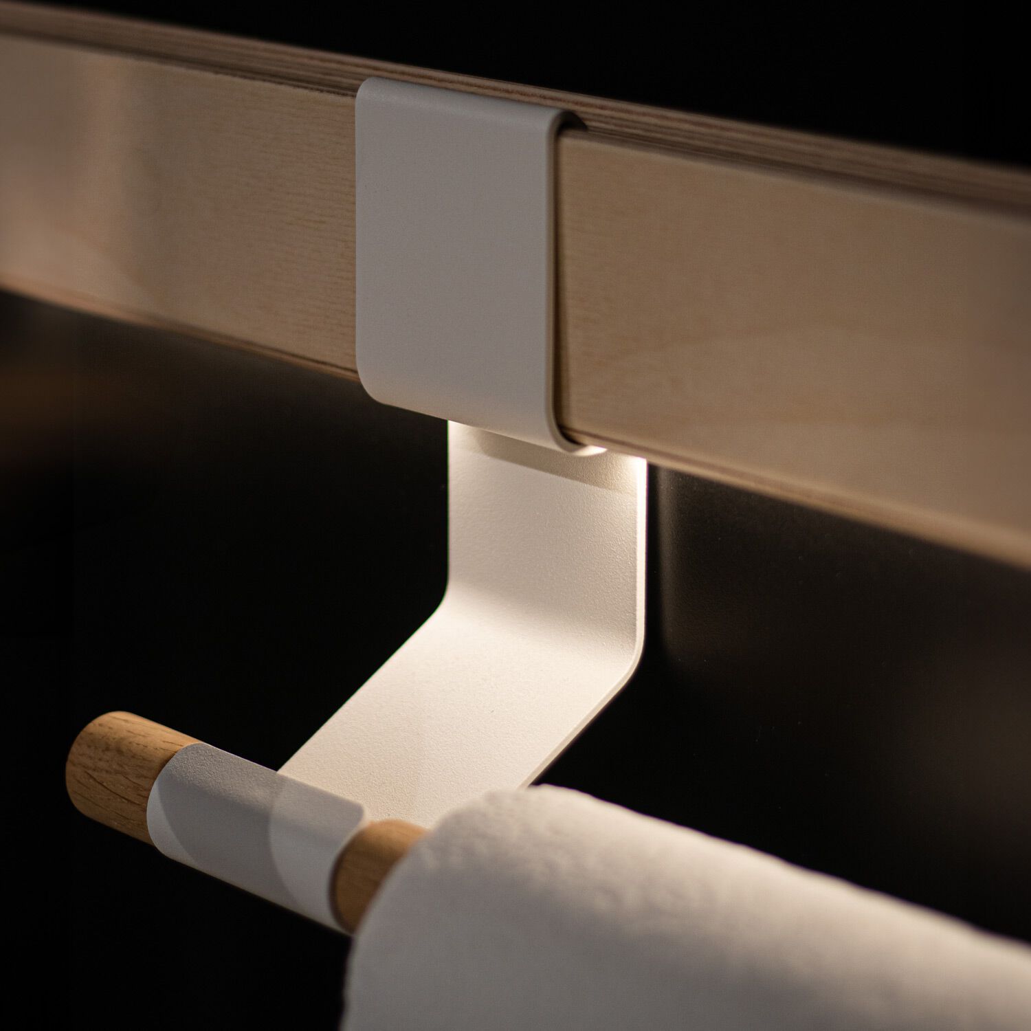 Держатель для туалетной бумаги из стали и дерева Variand Furniture I04 ARCH-00079797 - Вид №1