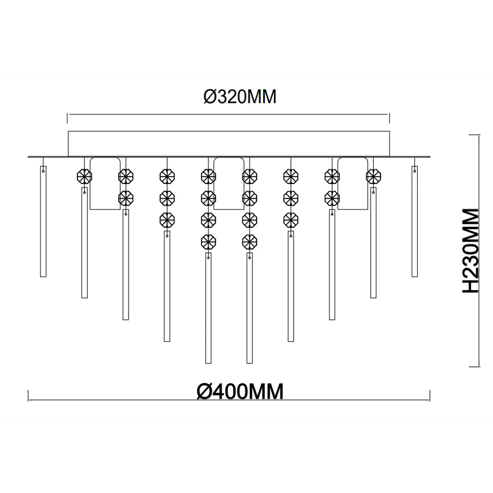 Люстра Escada Signora 607/S — элегантное освещение для высоких потолков 89377553 STLM-1529327 - Вид №10
