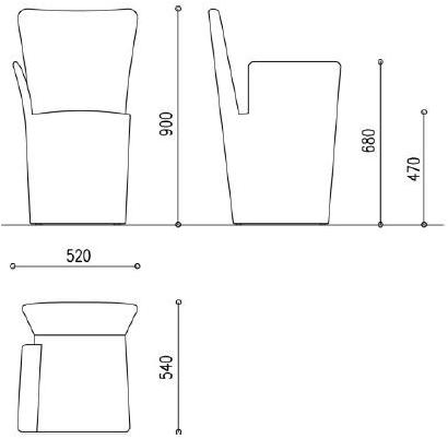 COLLI CASA Кресло с тканевой обивкой Verona sun-id-1377799 - Вид №13