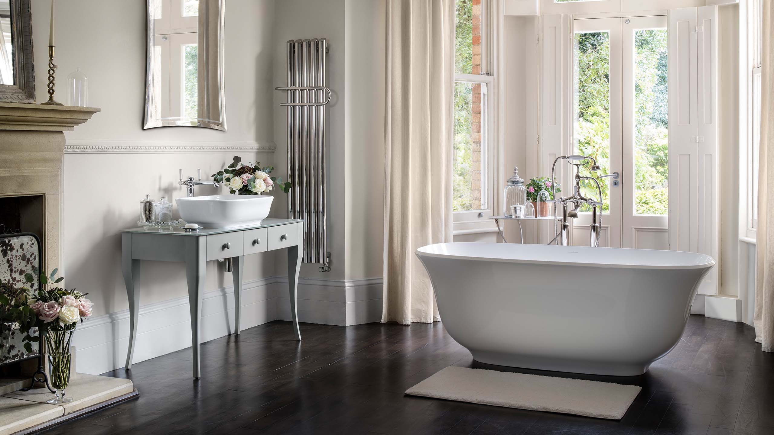 AMT-N-SG-NO Ванна отдельностоящая Victoria + Albert Amiata Stone Grey - Вид №2