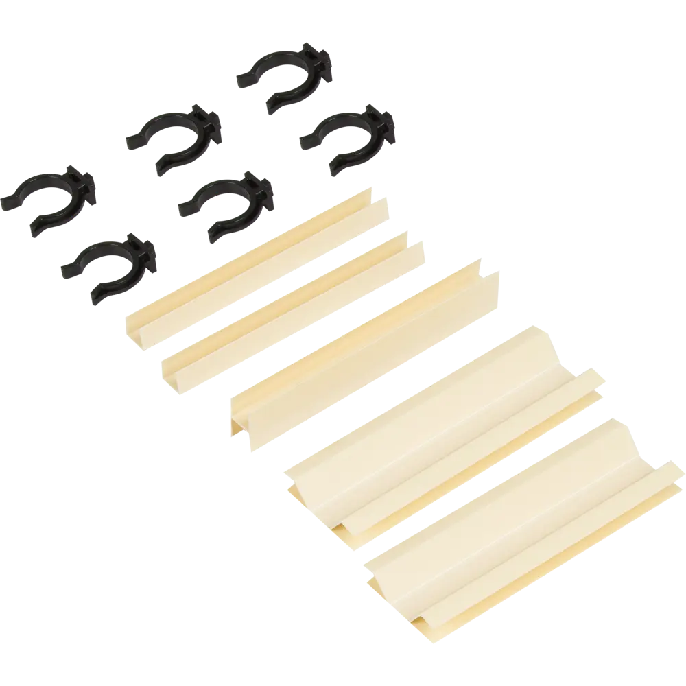 Комплект для установки кухонного цоколя KONSENSA 10 см ПВХ цвет ванильный Santreyd STLM-2057771