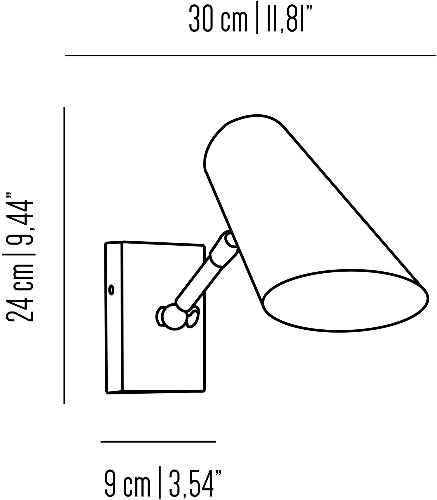 Il Bronzetto Регулируемый настенный светильник из латуни Blossom Cam03 - Вид №1