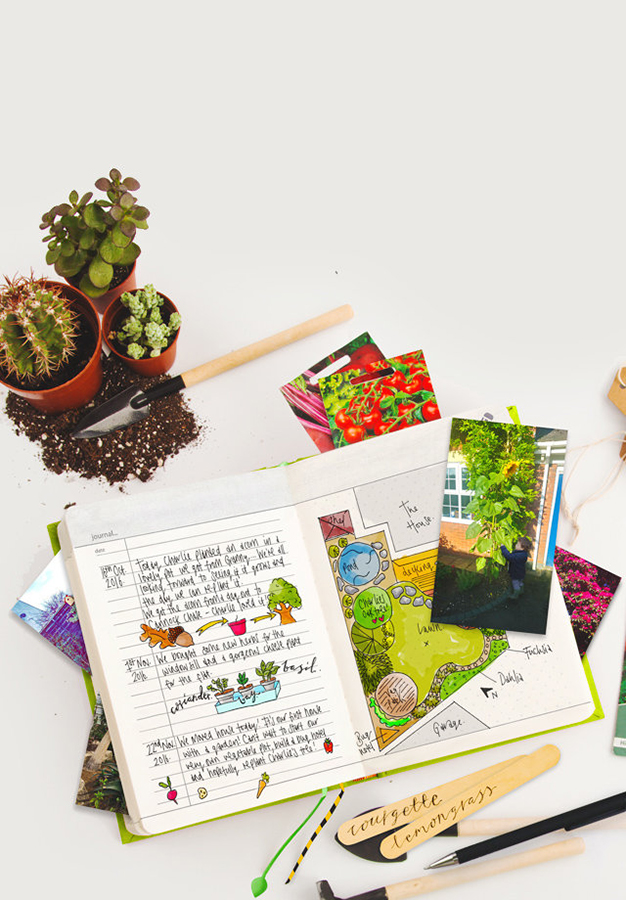 SK MYGARDEN2 Дневник садовода my gardening, черный Suck UK  - Вид №4