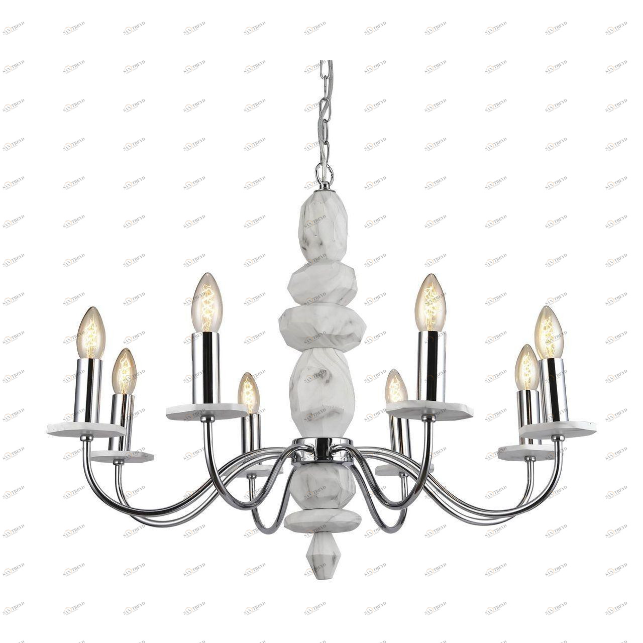Подвесная люстра Arte Lamp A6062LM-8WH ARTE LAMP ДИЗАЙНЕРСКИЕ 187654 Белый 