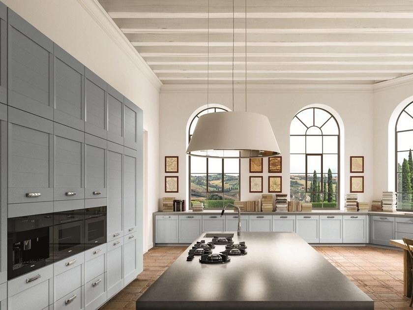 Elmar Модульная деревянная кухня с островом sun-id-1422247 - Вид №1