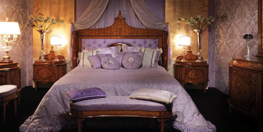 Bellotti Ezio Округлая прикроватная тумба из вишневого дерева с ящиками Stile maggiolini 3463 - Вид №1