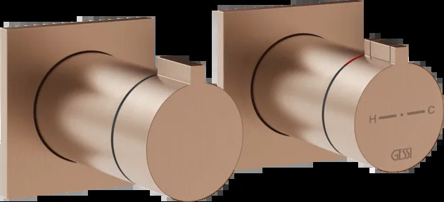 Смеситель для душа 73034 708 Gessi Inverso МЕДНЫЙ МАТОВЫЙ PVD