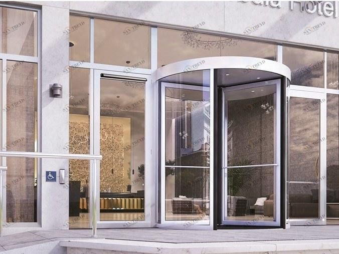 ASSA ABLOY Ручные вращающиеся двери Porte automatiche girevoli sun-id-1509422