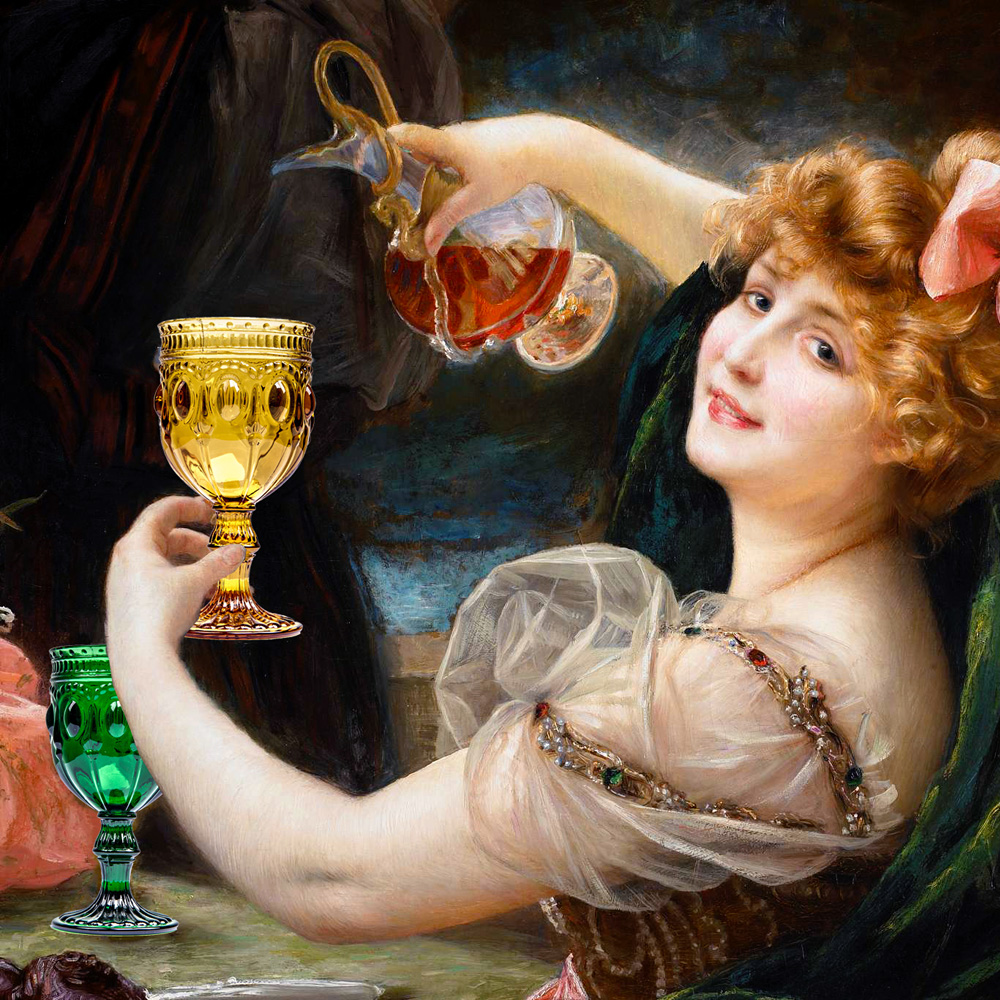 50201464 Комплект винных фужеров "Кабошон" (6 штук) Object Desire  - Вид №7