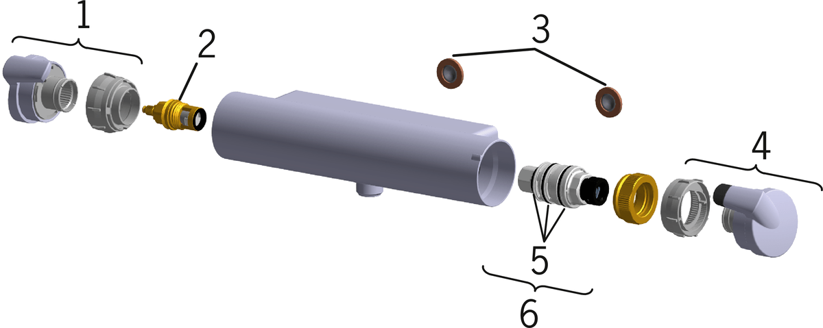 Oras 7160 Смеситель для душа 7160 Optima Хром  - Вид №5